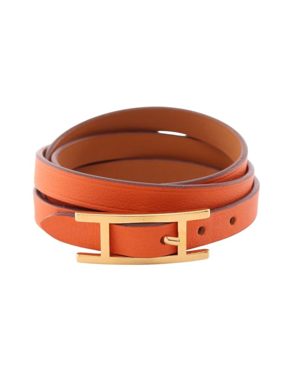 Hermes Behapi Long Bracelet Orange